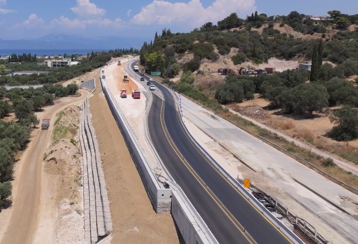 Ολοκληρώνεται ο αυτοκινητόδρομος Πατρών-Πύργου με 53% προόδου στην κατασκευή του